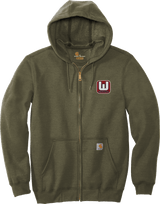 CT Whalers Tier 1 Carhartt Midweight Hooded Zip-Front Sweatshirt