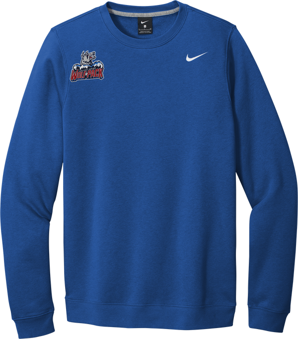 Hartford Jr. Wolfpack Nike Club Fleece Crew