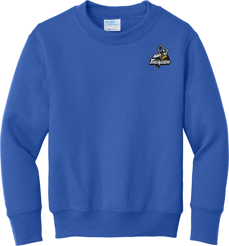 Mon Valley Thunder Youth Core Fleece Crewneck Sweatshirt