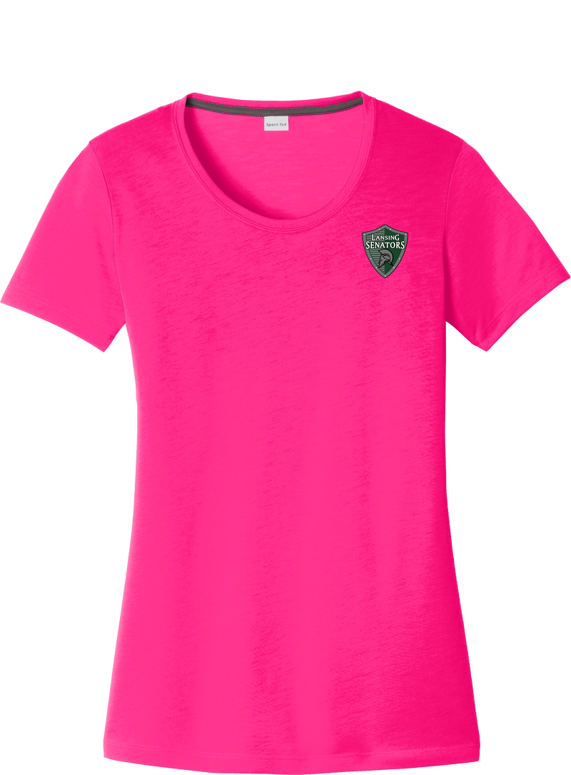 Lansing Senators Ladies PosiCharge Competitor Cotton Touch Scoop Neck Tee