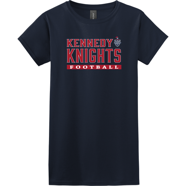 JFK Knights Football Softstyle Ladies' T-Shirt