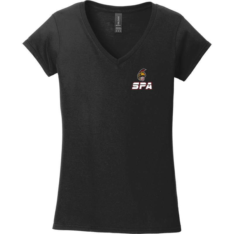 Seacoast Spartans Softstyle Ladies Fit V-Neck T-Shirt