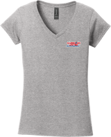 Mass Conn United Softstyle Ladies Fit V-Neck T-Shirt