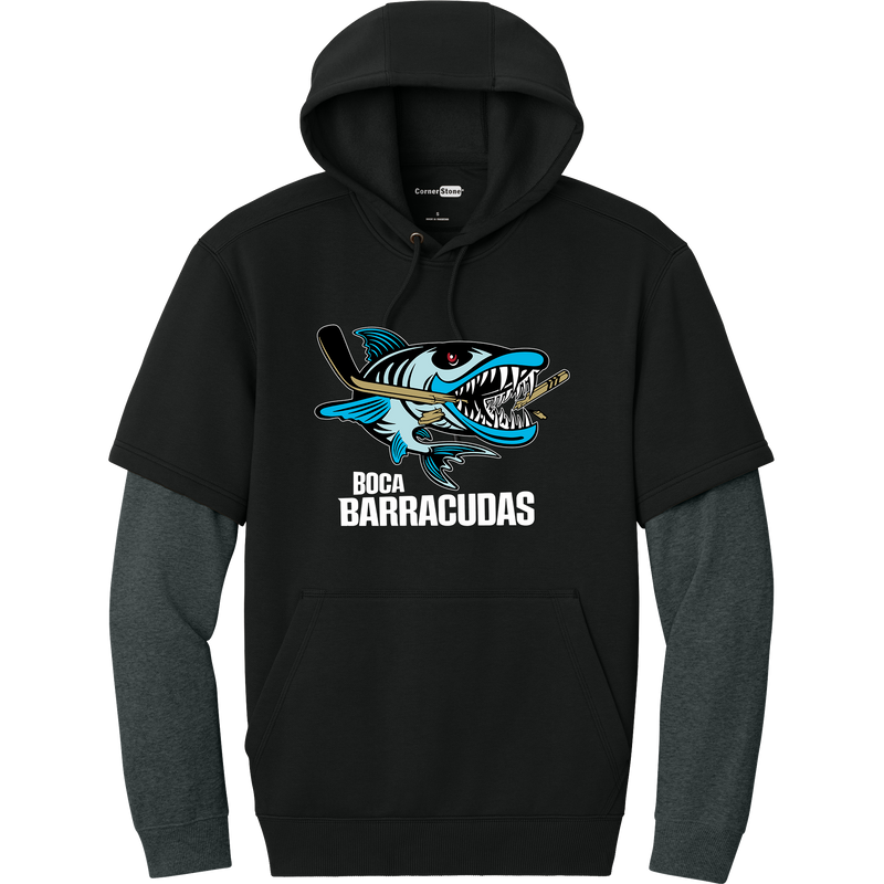 Boca Barracudas Tough Fleece Layered Hoodie