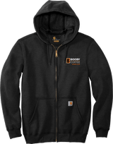 Biggby Coffee Hockey Club Carhartt Midweight Hooded Zip-Front Sweatshirt