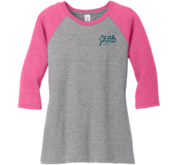 Going Yard Women’s Perfect Tri 3/4-Sleeve Raglan