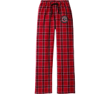 Palmyra Black Knights Women's Flannel Plaid Pant