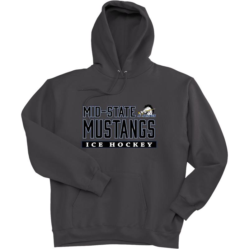 Mid-State Mustangs Ultimate Cotton - Pullover Hooded Sweatshirt