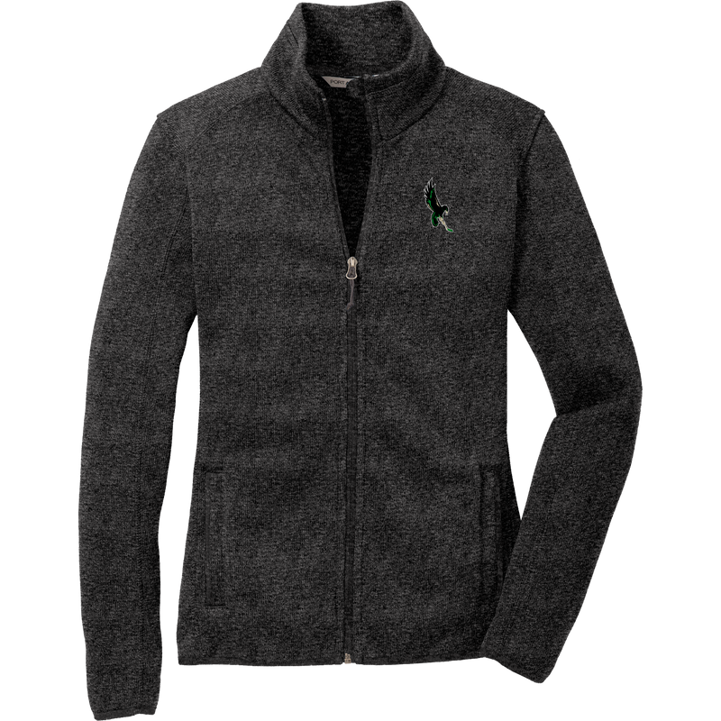 Wilmington Nighthawks Ladies Sweater Fleece Jacket