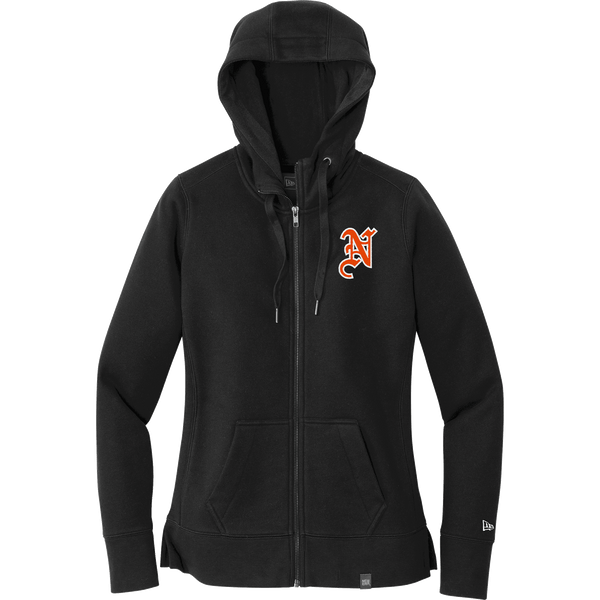 Midd North Hockey New Era Ladies French Terry Full-Zip Hoodie