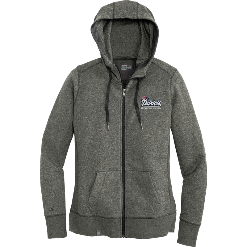 Secaucus Patriots New Era Ladies French Terry Full-Zip Hoodie