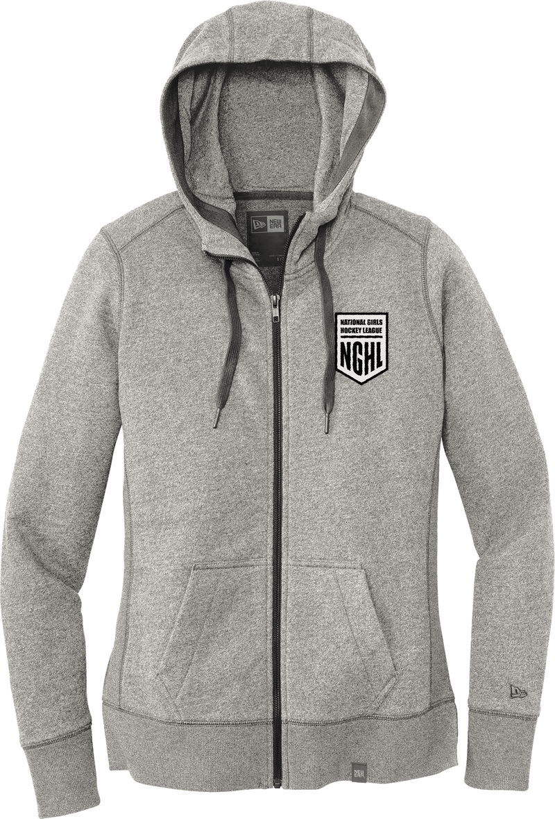 NGHL New Era Ladies French Terry Full-Zip Hoodie