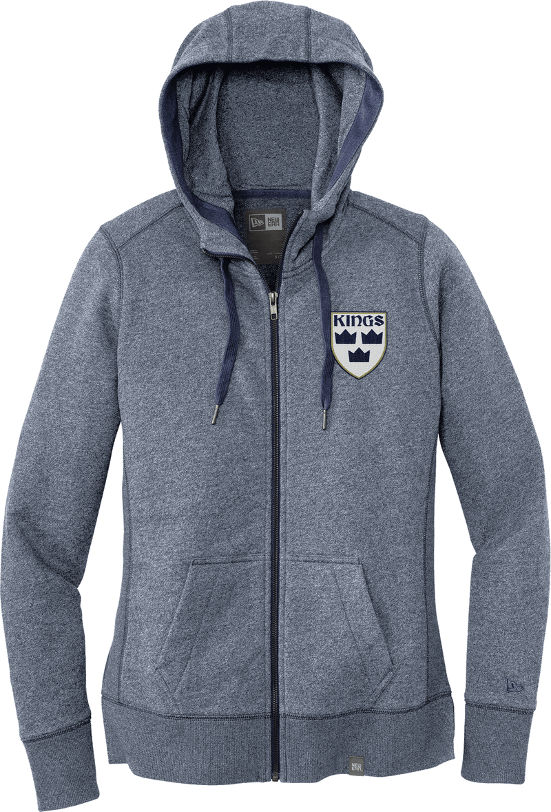 North Jersey Kings New Era Ladies French Terry Full-Zip Hoodie