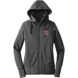 NY Stars New Era Ladies Tri-Blend Fleece Full-Zip Hoodie