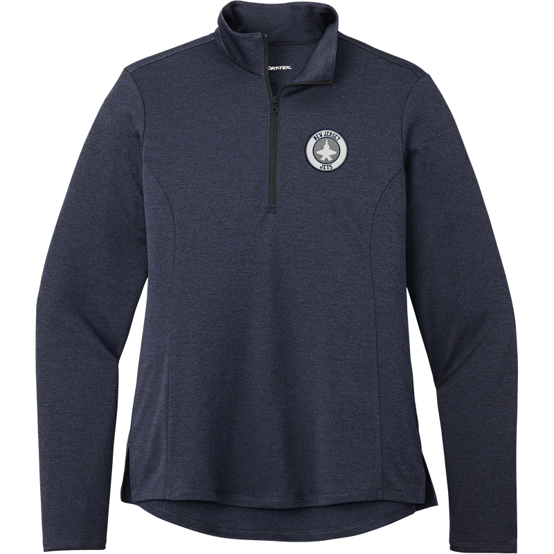 NJ Jets Ladies Endeavor 1/2-Zip Pullover