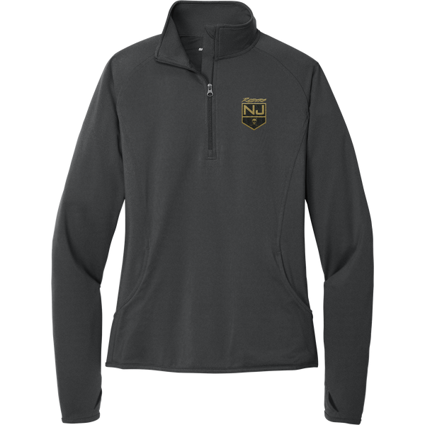 NJ Raiders Ladies Sport-Wick Stretch 1/4-Zip Pullover