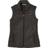 MD Jr. Black Bears Ladies Sweater Fleece Vest