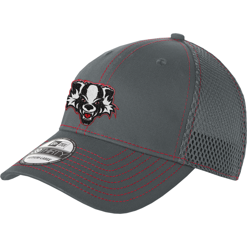 Scary Badgers New Era Stretch Mesh Contrast Stitch Cap
