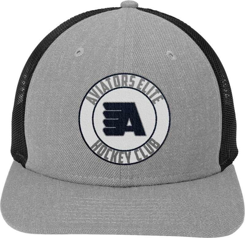 Aspen Aviators New Era Snapback Low Profile Trucker Cap