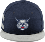 CT Bobcats New Era Shadow Heather Striped Flat Bill Snapback Cap