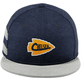 Chelsea Chiefs New Era Shadow Heather Striped Flat Bill Snapback Cap