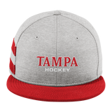 University of Tampa New Era Shadow Heather Striped Flat Bill Snapback Cap