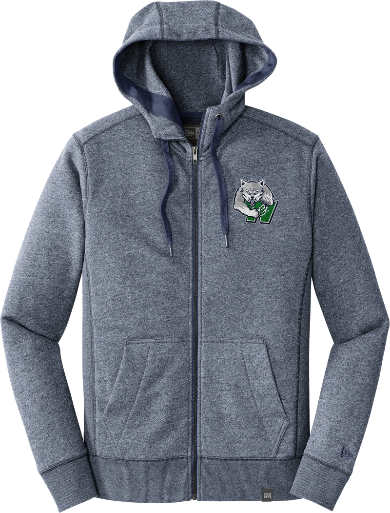 Woodbridge Wolfpack New Era French Terry Full-Zip Hoodie