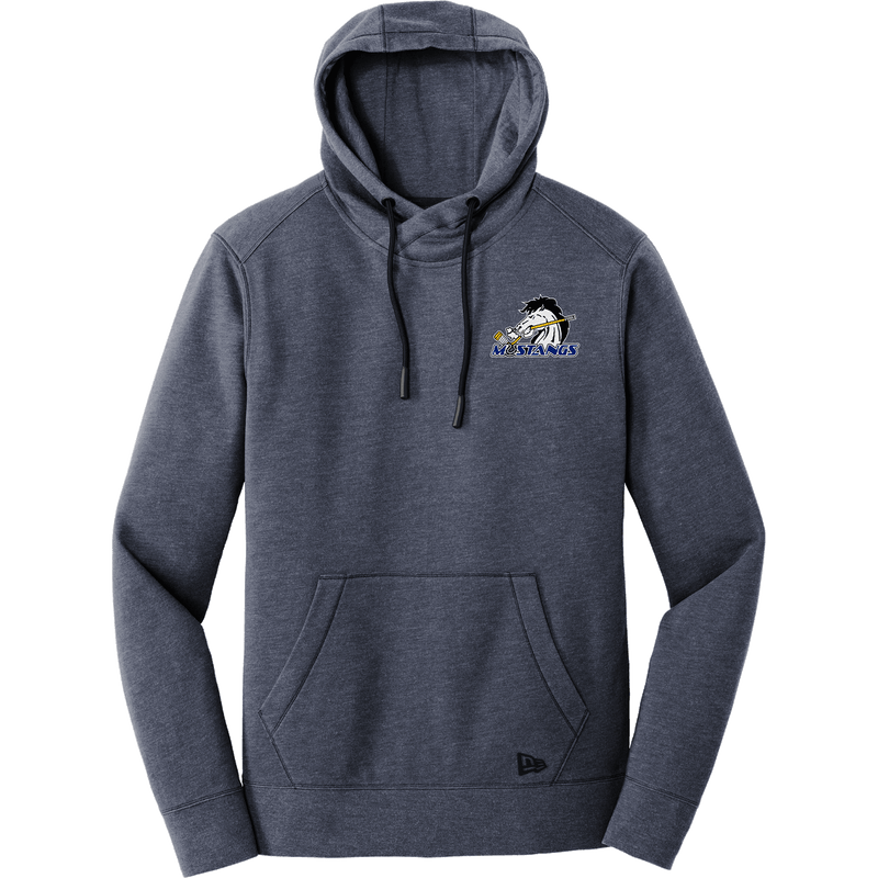 Mid-State Mustangs New Era Tri-Blend Fleece Pullover Hoodie