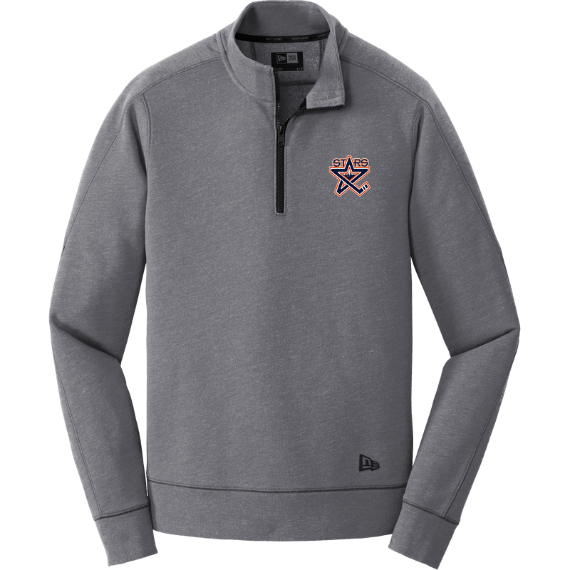 NY Stars New Era Tri-Blend Fleece 1/4-Zip Pullover