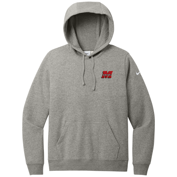 Team Maryland Nike Women's Club Fleece Sleeve Swoosh Pullover Hoodie