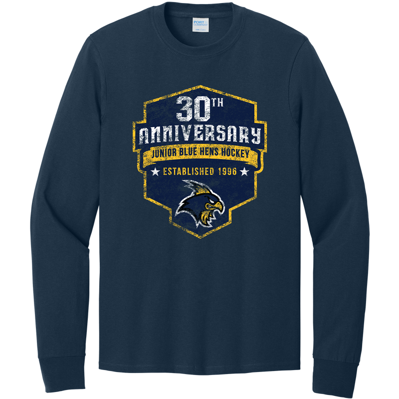 Delaware Jr. Blue Hens Long Sleeve Core Cotton Tee