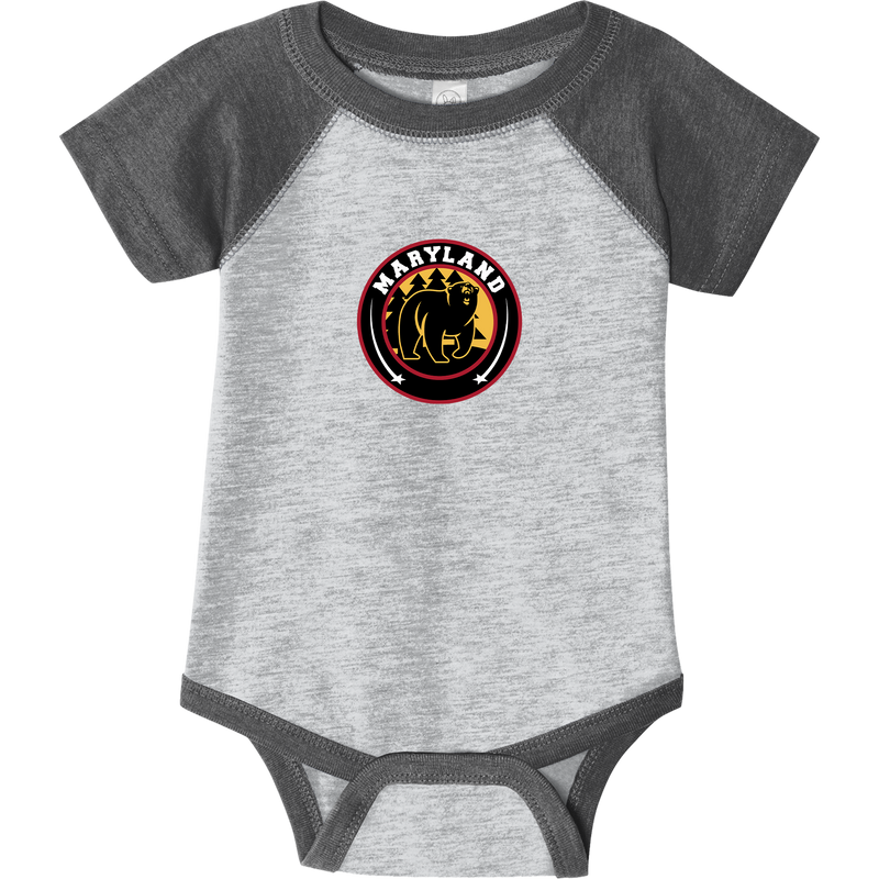 Maryland Black Bears Infant Baseball Fine Jersey Bodysuit