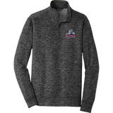 CT Wolfpack South PosiCharge Electric Heather Fleece 1/4-Zip Pullover