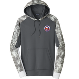 PAL Jr. Islanders Sport-Wick Mineral Freeze Fleece Colorblock Hooded Pullover