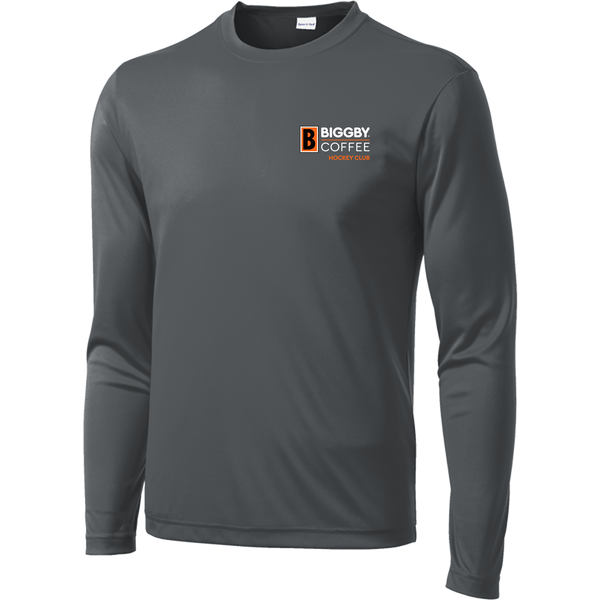 Biggby Coffee Hockey Club Long Sleeve PosiCharge Competitor Tee