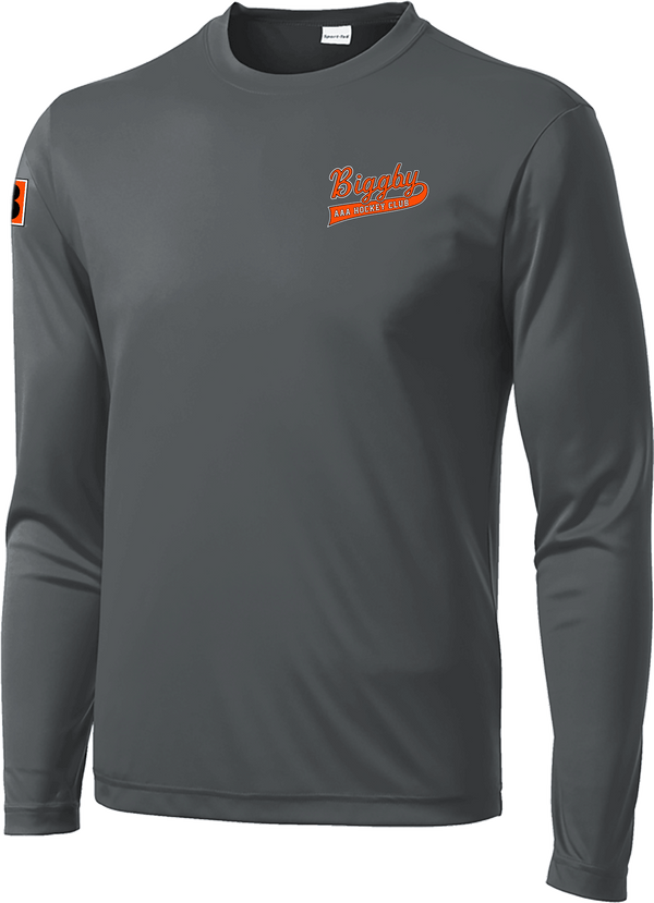 Biggby Coffee AAA Long Sleeve PosiCharge Competitor Tee