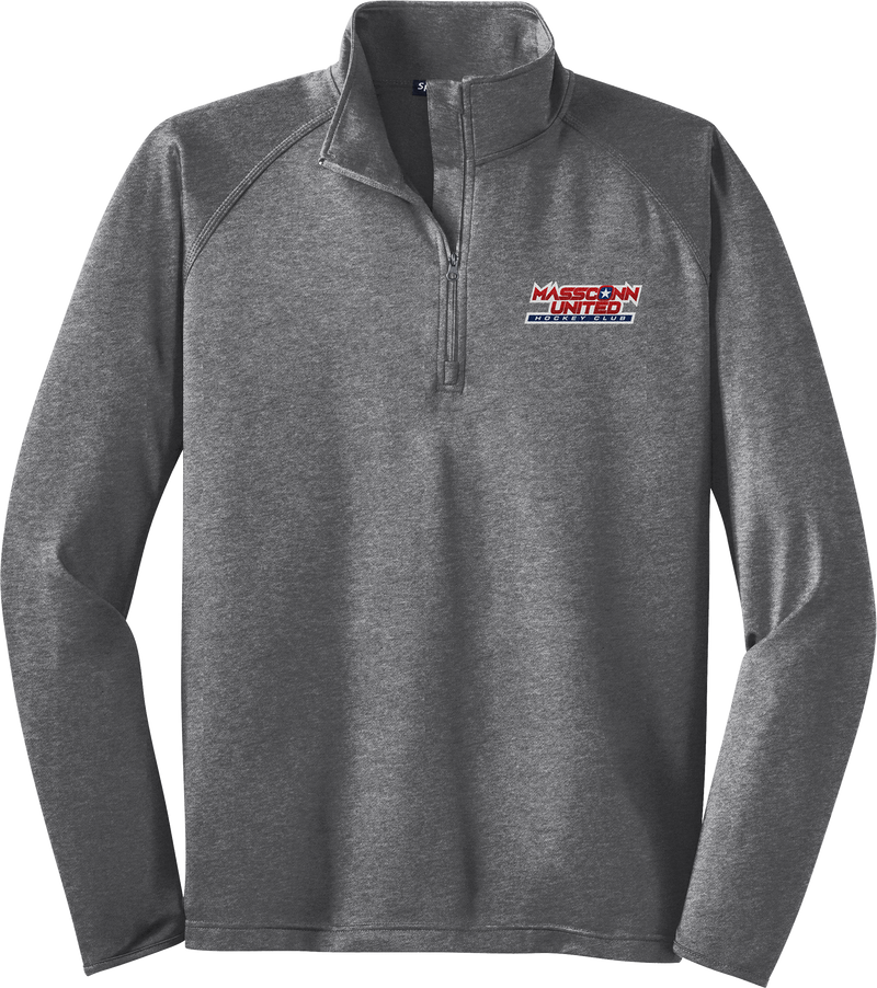 Mass Conn United Sport-Wick Stretch 1/4-Zip Pullover