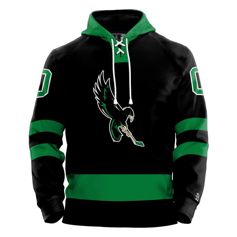 Wilmington Nighthawks Youth Sublimated Retro Hoodie