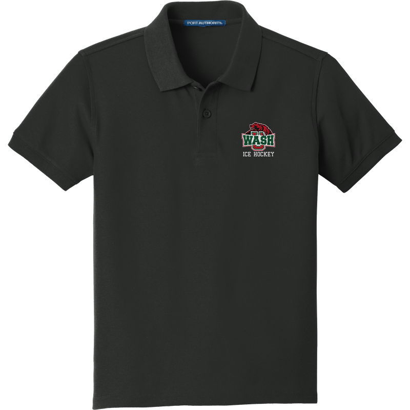 Wash U Youth Core Classic Pique Polo