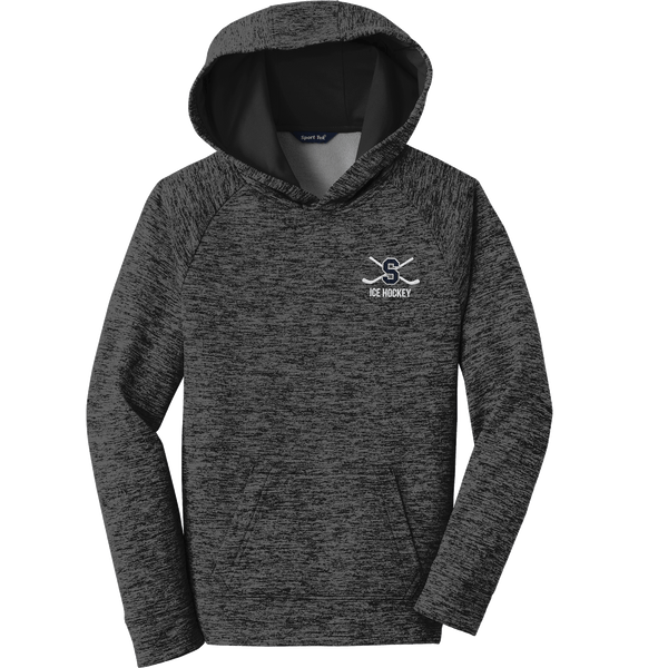 Midd South Hockey Youth PosiCharge Electric Heather Fleece Hooded Pullover