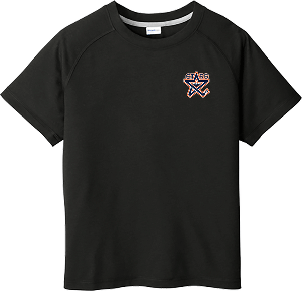 NY Stars Youth PosiCharge  Tri-Blend Wicking Raglan Tee